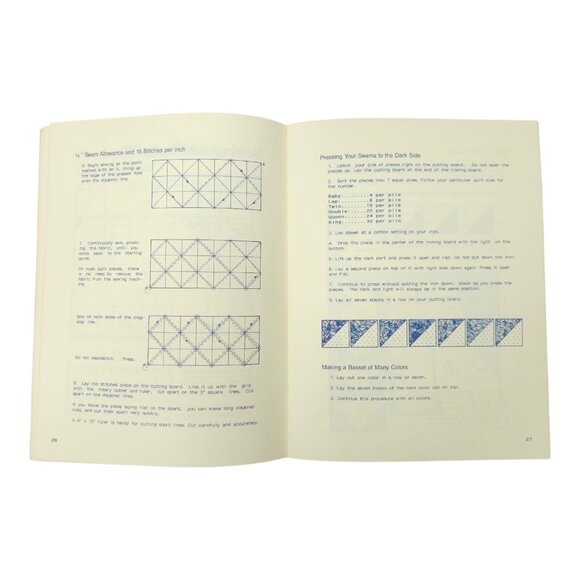 May Basket Flying Geese Eleanor Burns 1988 1992 Quilt In A Day Paperback Books - Picture 11 of 14